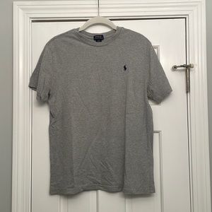 Grey Polo Ralph Lauren Tee with Navy Blue Polo